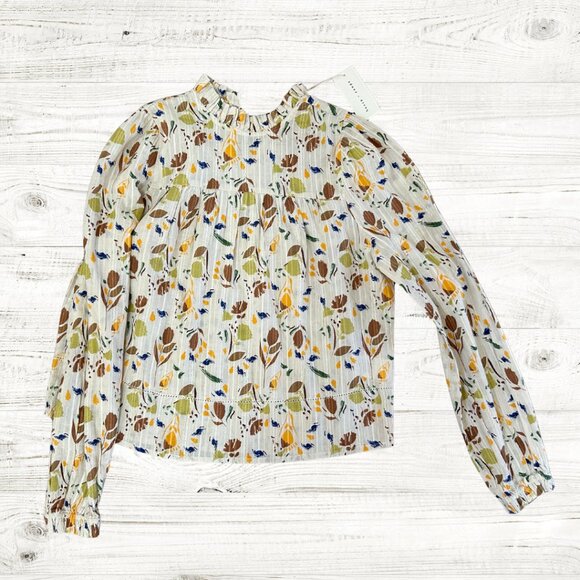 NWT Basin and Range Women's Large Floral Yoke Shirt Tulip XS Fall - Picture 1 of 3